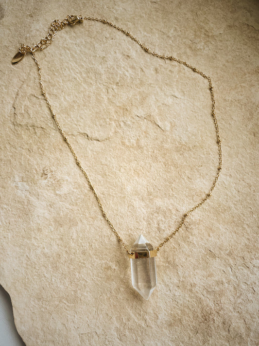 Grandinėlė Su Kalnų Krištolo Pakabuku