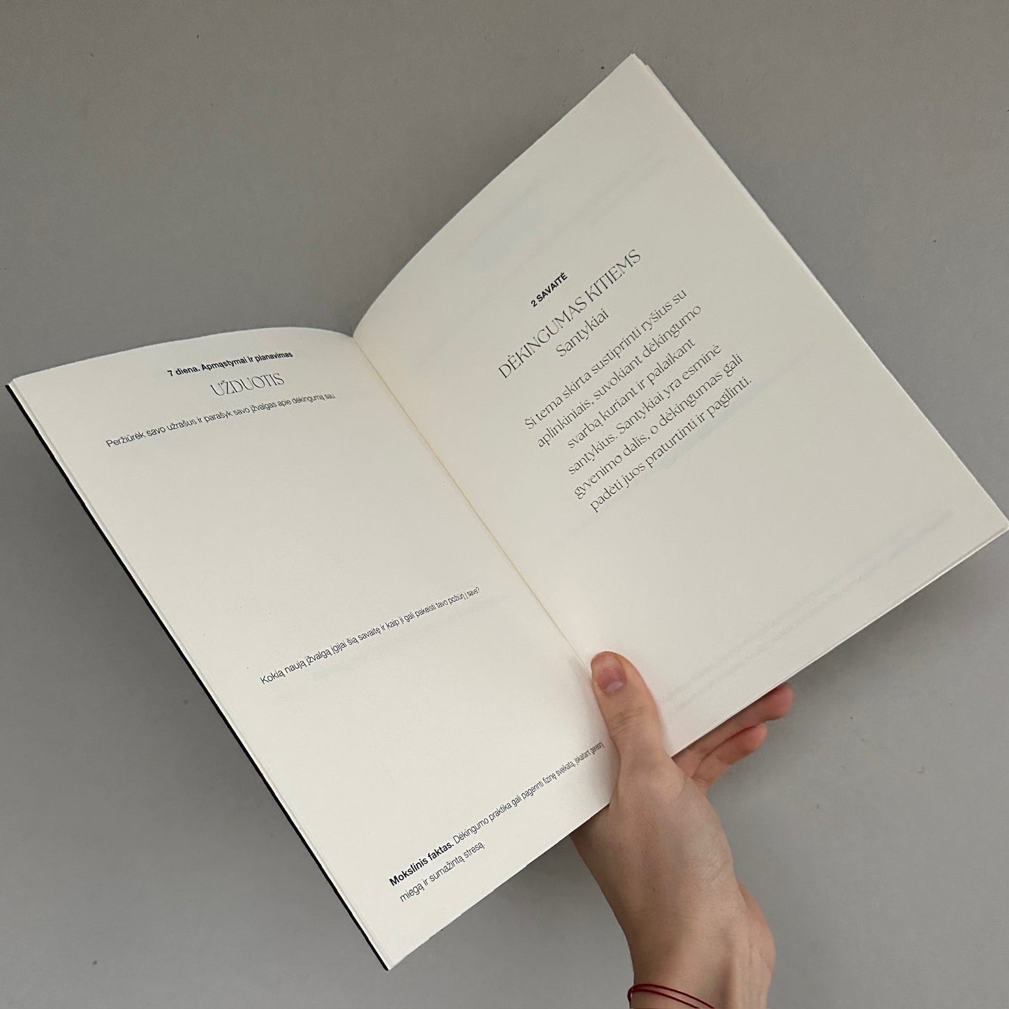 Užrašų knygelė “Dėkoju”