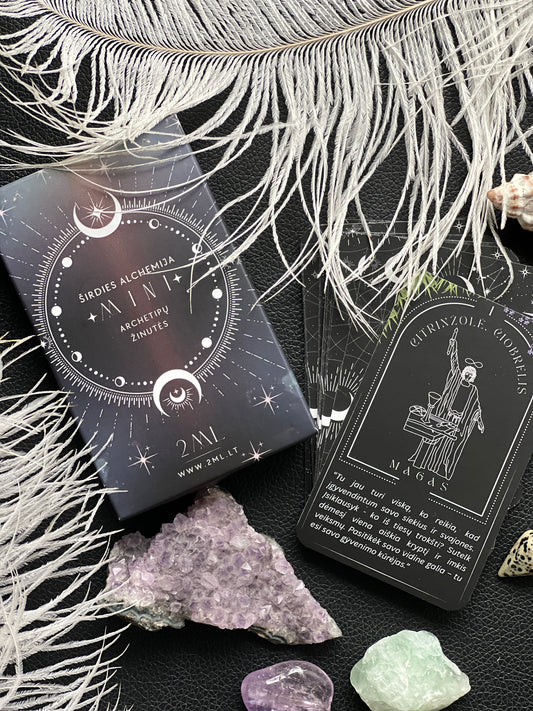 Lietuviškos Taro archetipų MINI kortos "Širdies alchemija"