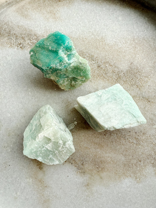 Natūralus Amazonito kristalas