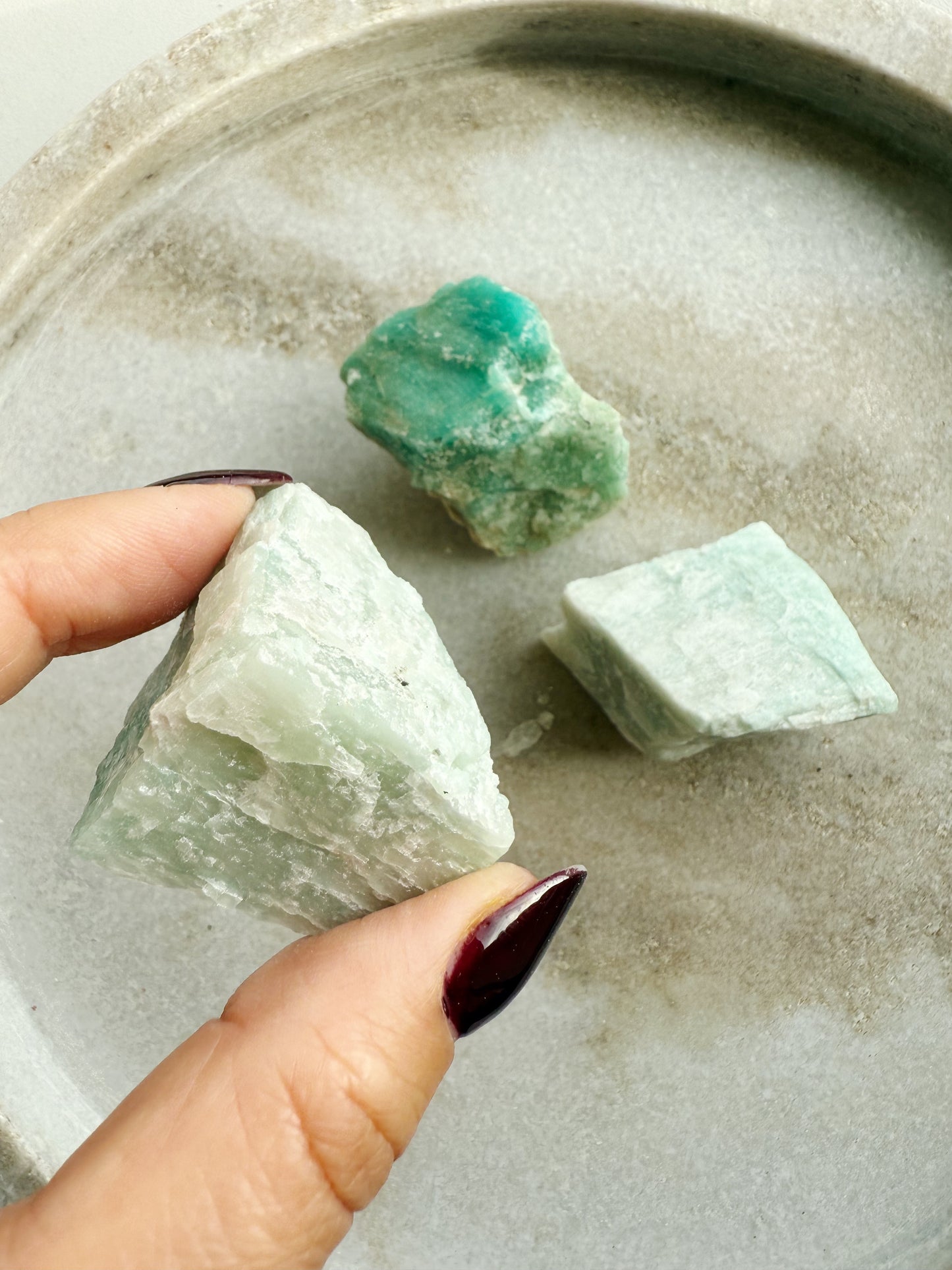 Natūralus Amazonito kristalas