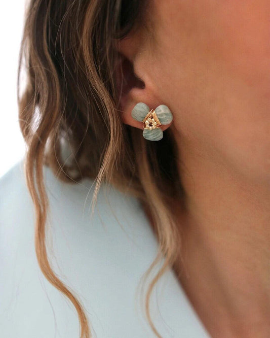 Perluotės auskarai "Harmonija"