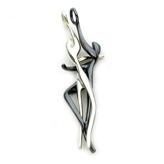 Sidabrinis pakabukas „Yin Yang - Mylimieji"