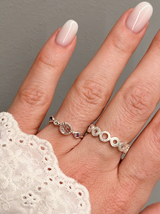 Sidabrinis žiedas "Begalybė"