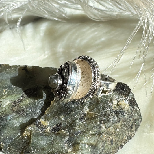 Sidabrinis žiedas “Labradorito paslaptis”