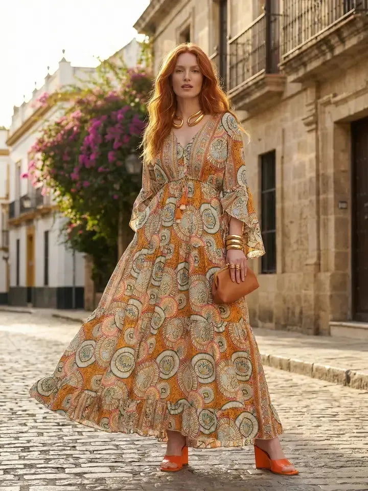 Suknelė "Ugnies Mandala"