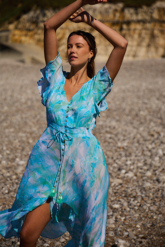 Suknelė “Vandens akvarelė”