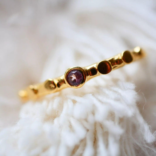 Žiedas su turmalinu “Džiaugsmas”