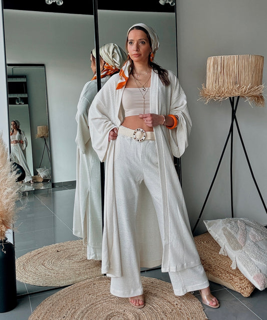 Kelnių ir palaidinės kostiumėlis "Vasaros vėjas"