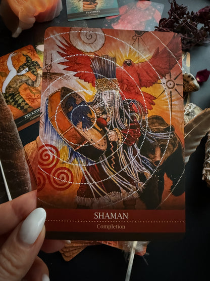 Šamaninės kortos „Shamanic Medicine Oracle Cards"