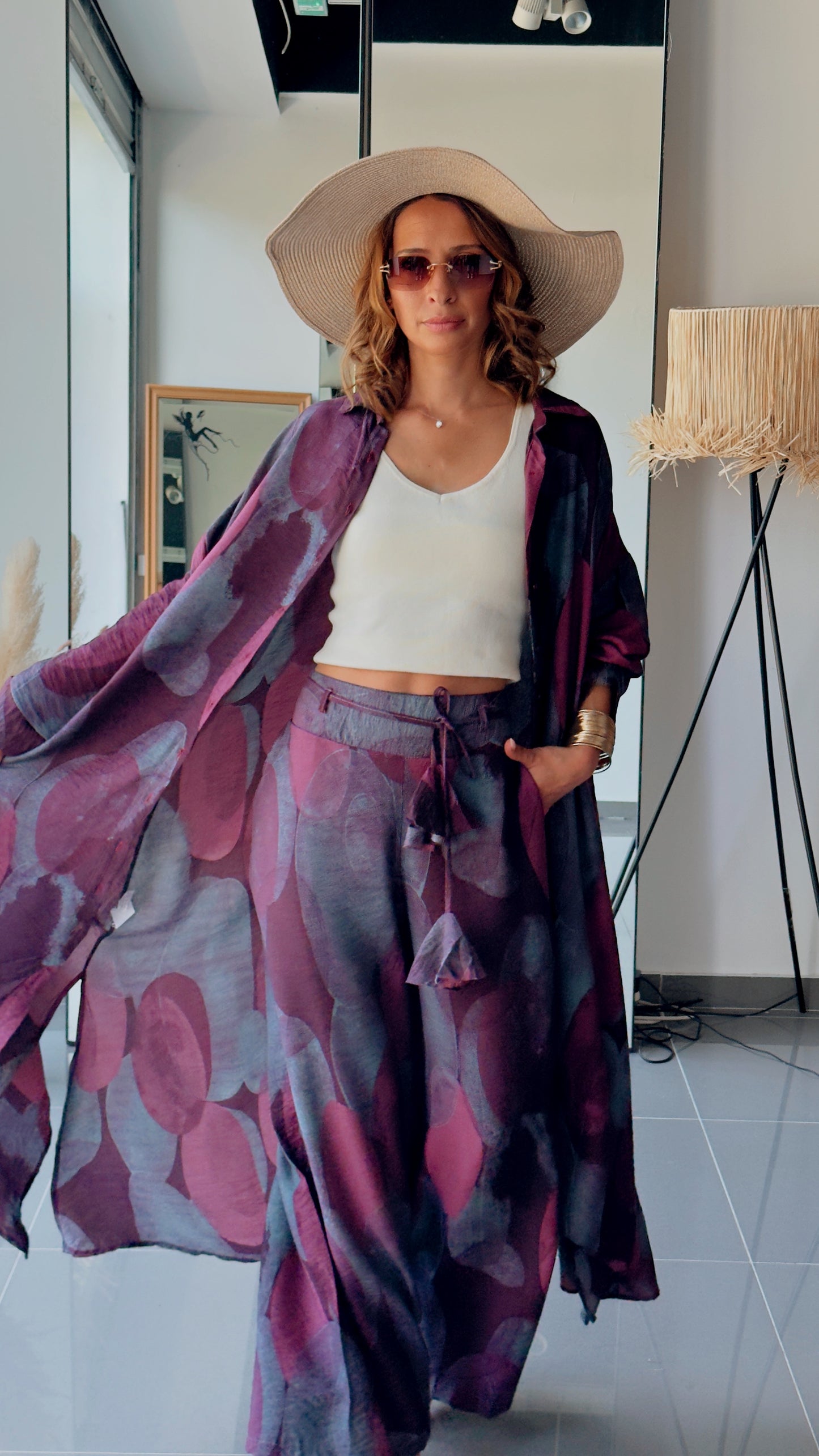 Kelnių ir palaidinės kostiumėlis “Sutemų keliautoja”