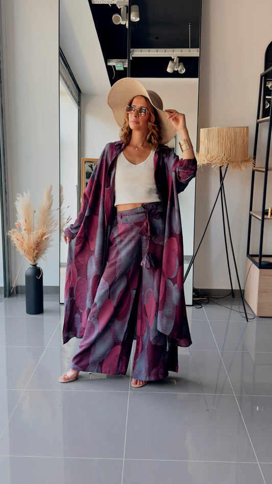 Kelnių ir palaidinės kostiumėlis “Sutemų keliautoja”