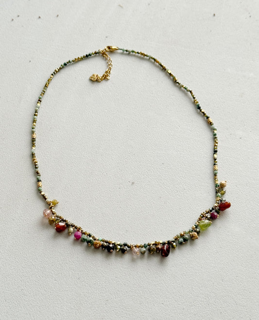 Afrikietiško turkio kaklo vėrinys “Gausa”