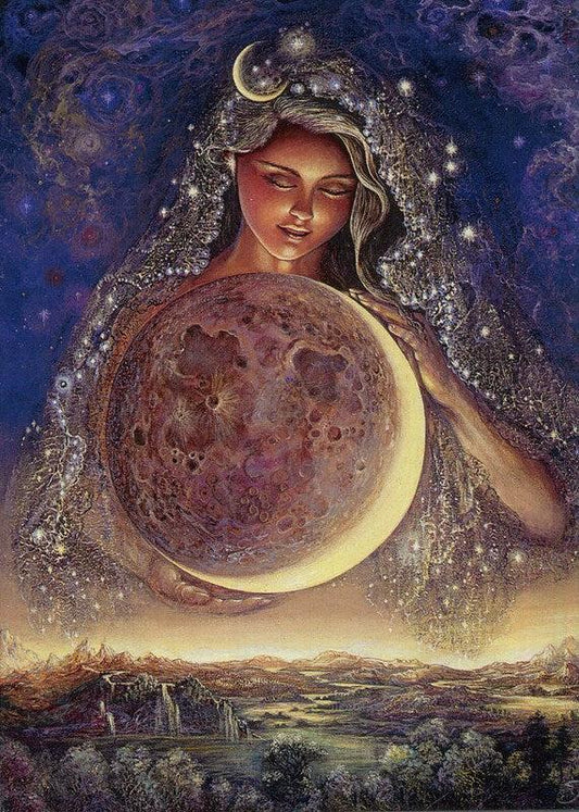 Atvirukas su voku " Moon Goddess" (tuščias)