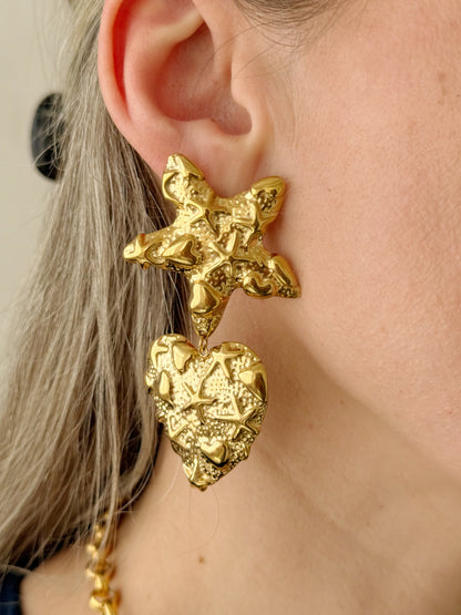 Auskarai "Jūros Širdis”