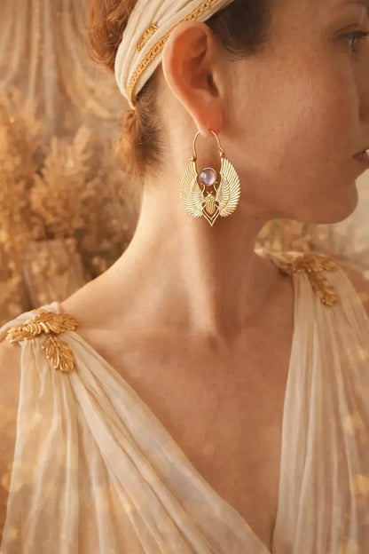 Auskarai "Sparnų sargas"