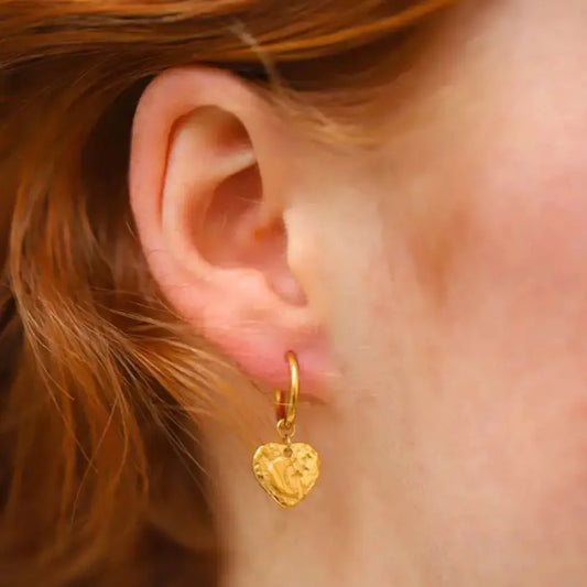 Auskarai "Žvaigždė ir Mėnulis"