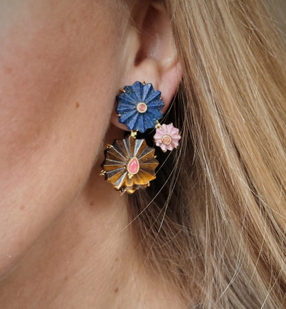 Auskarai su piritais "Žaidimas"