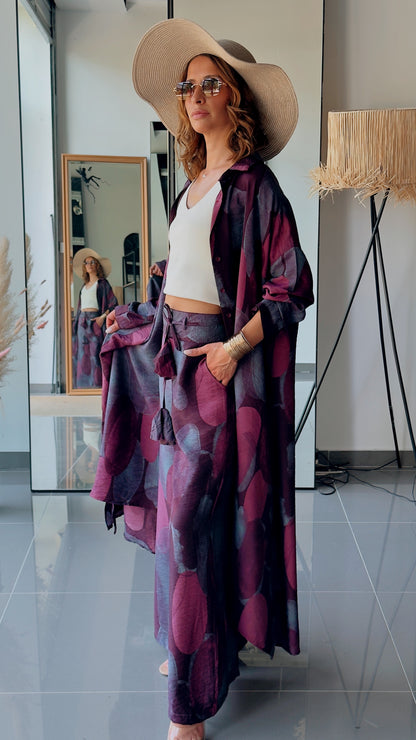 Kelnių ir palaidinės kostiumėlis “Sutemų keliautoja”