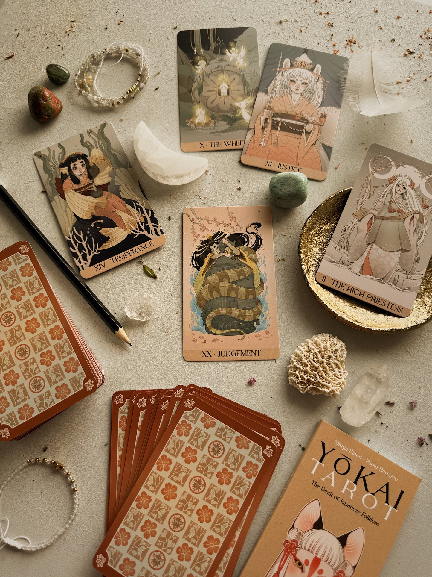 Taro kortos „YOKAI TAROT CARDS"