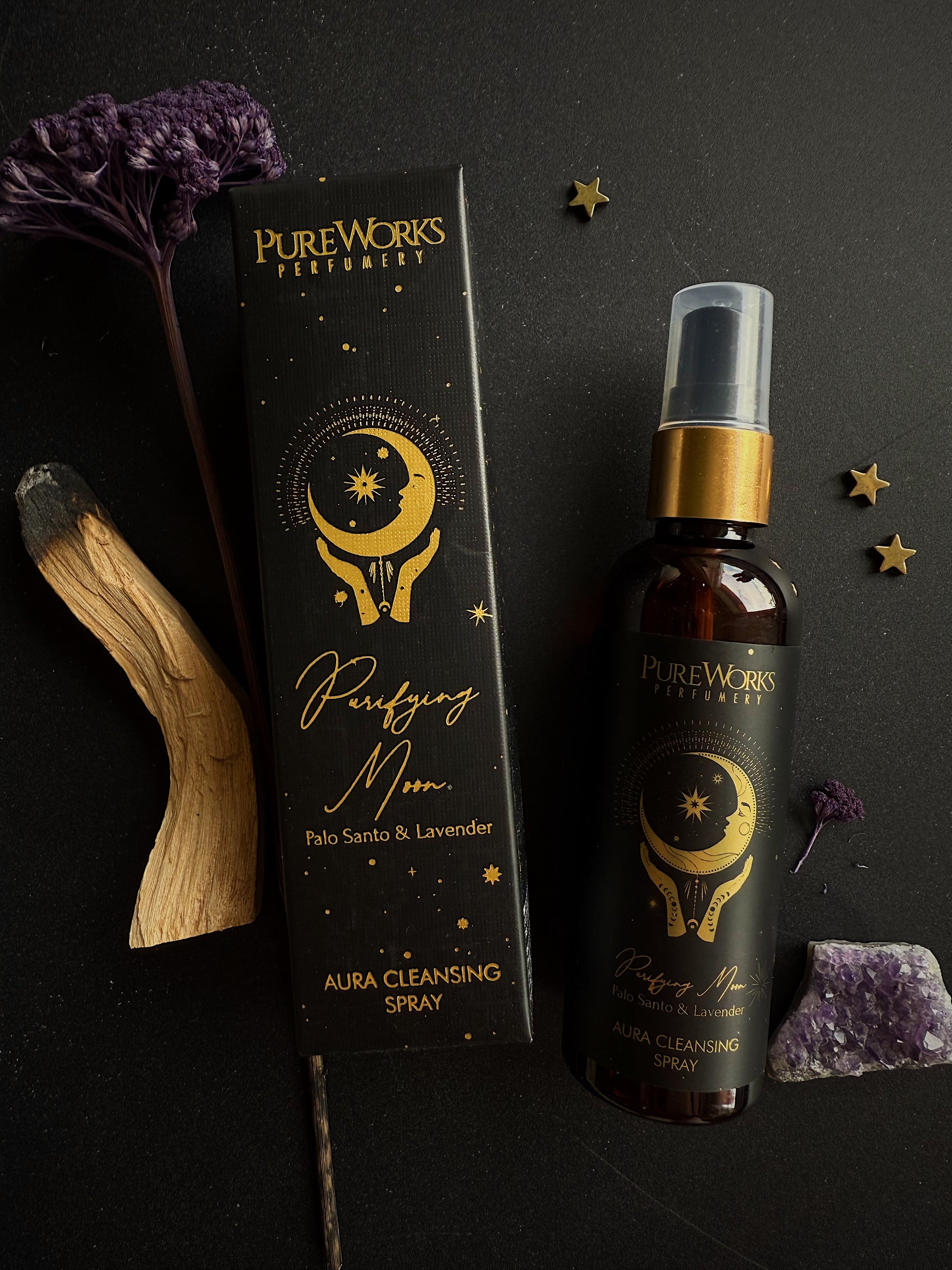 Dulksna erdvės valymui “Purifying Moon” Palo santo & Lavender