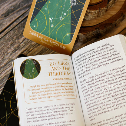 Astrologinės orakulo kortos "The Esoteric Astrology"
