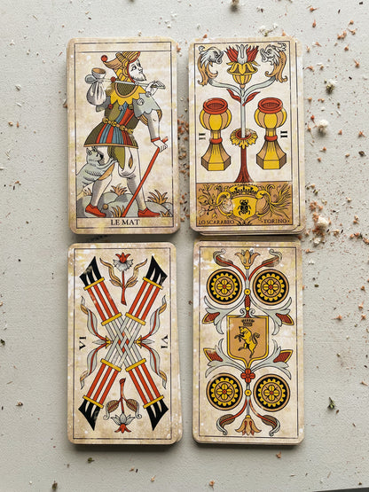 Taro kortos „MARSEILLE VINTAGE TAROT"