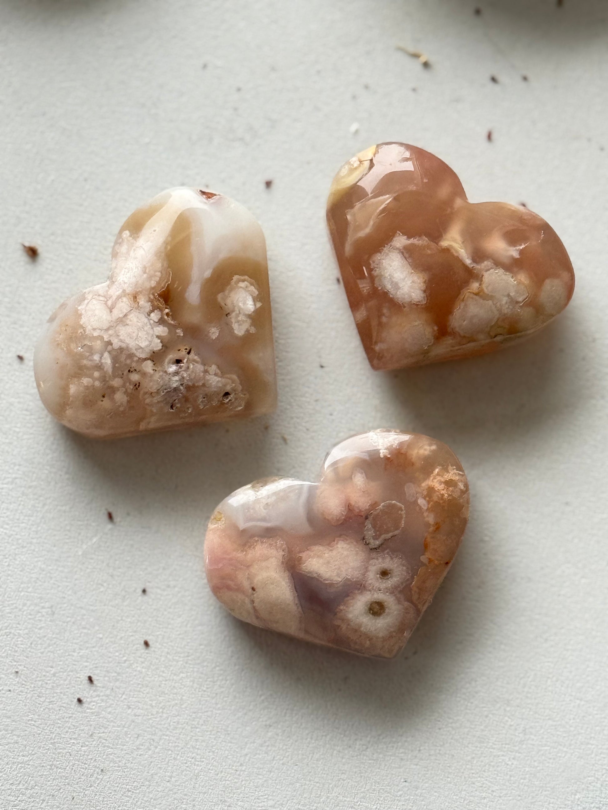 Gėlių agato širdelė