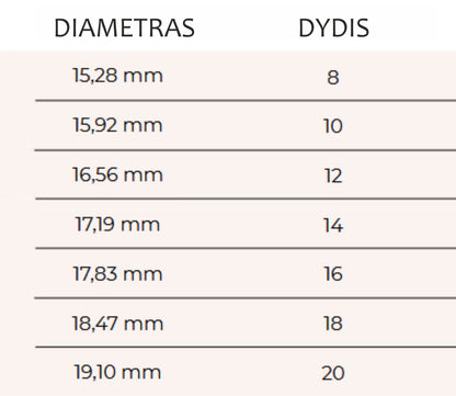 Sidabrinis žiedas su pietersito kristalu / 18-19 dydis