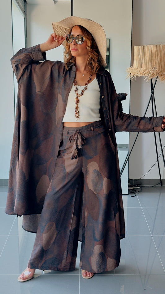 Kelnių ir palaidinės kostiumėlis “Dykumų mūza”