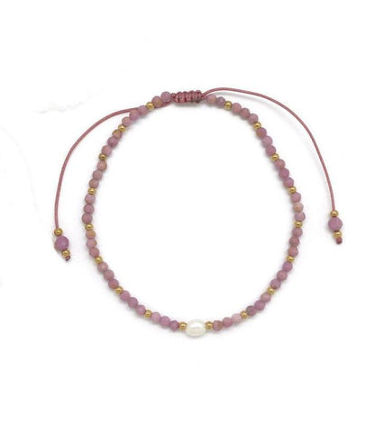 Lepidolito draugystės apyrankė