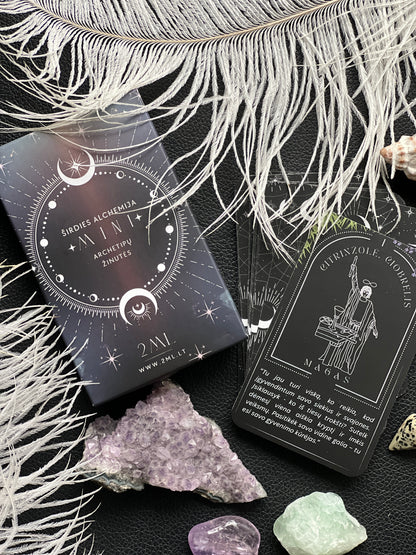 Lietuviškos Taro archetipų MINI kortos "Širdies alchemija"