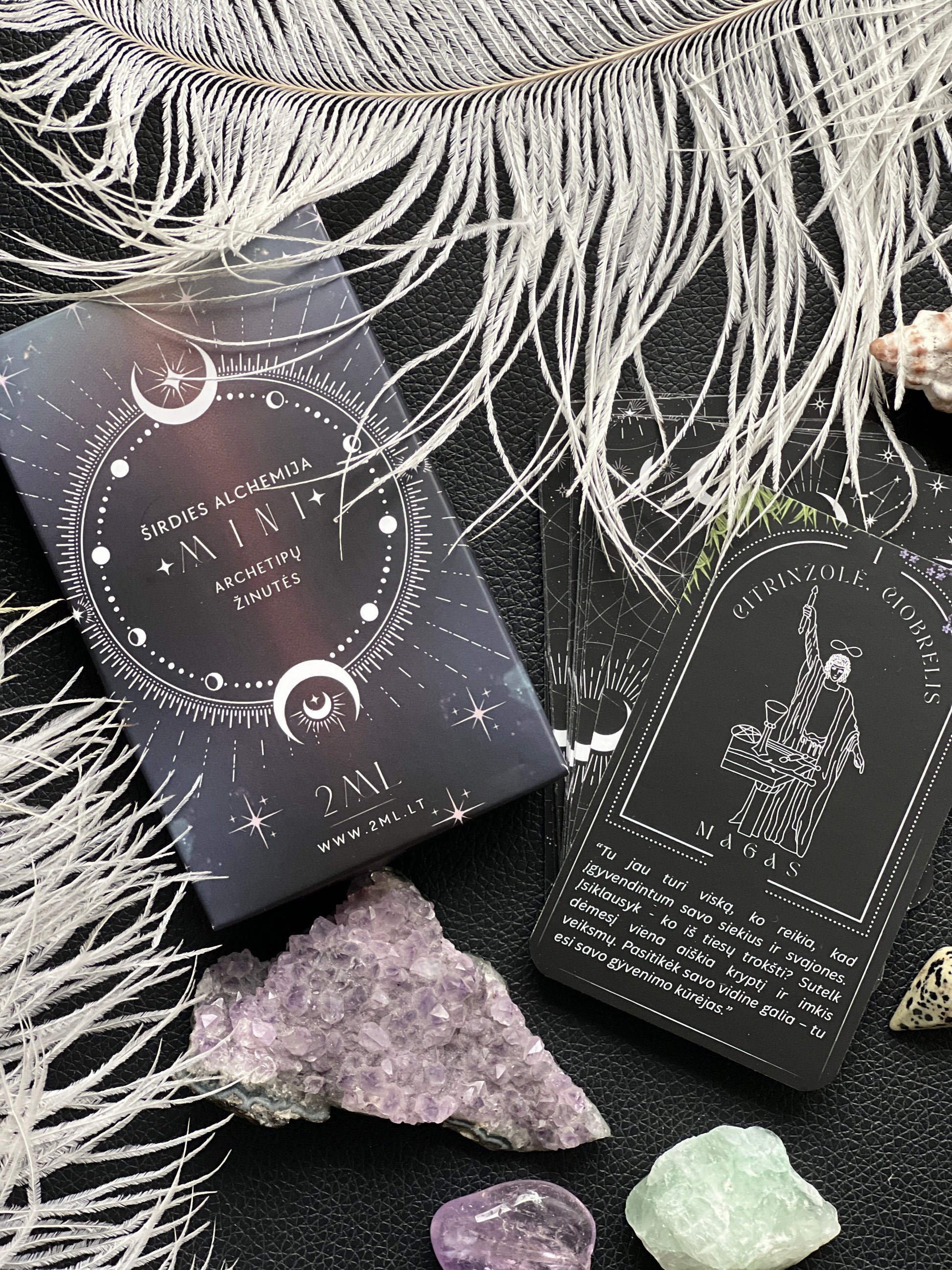 Lietuviškos Taro archetipų MINI kortos "Širdies alchemija"