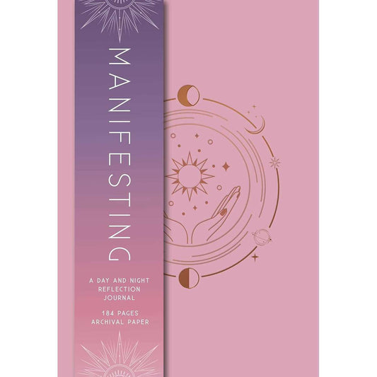 Praktikų ir užrašų knygutė "Manifesting: A Day and Night Reflection Journal"