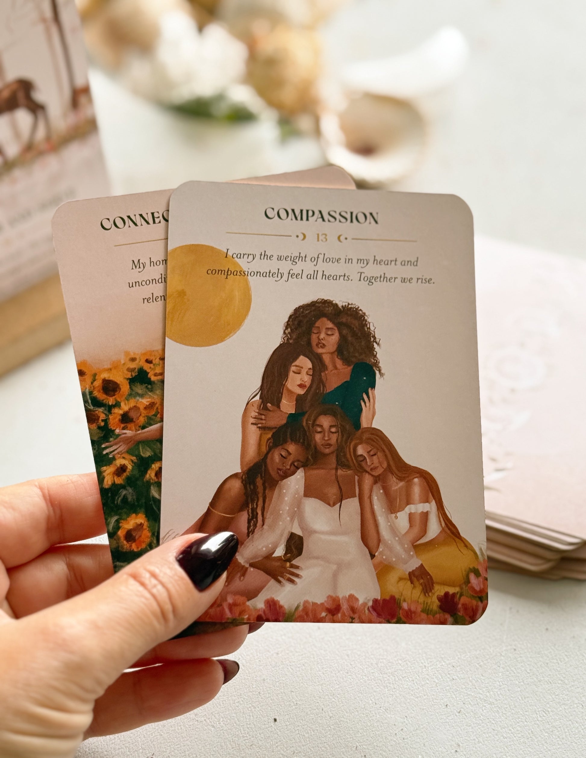 Mantrų kortos „Love and Light Mantra Cards"