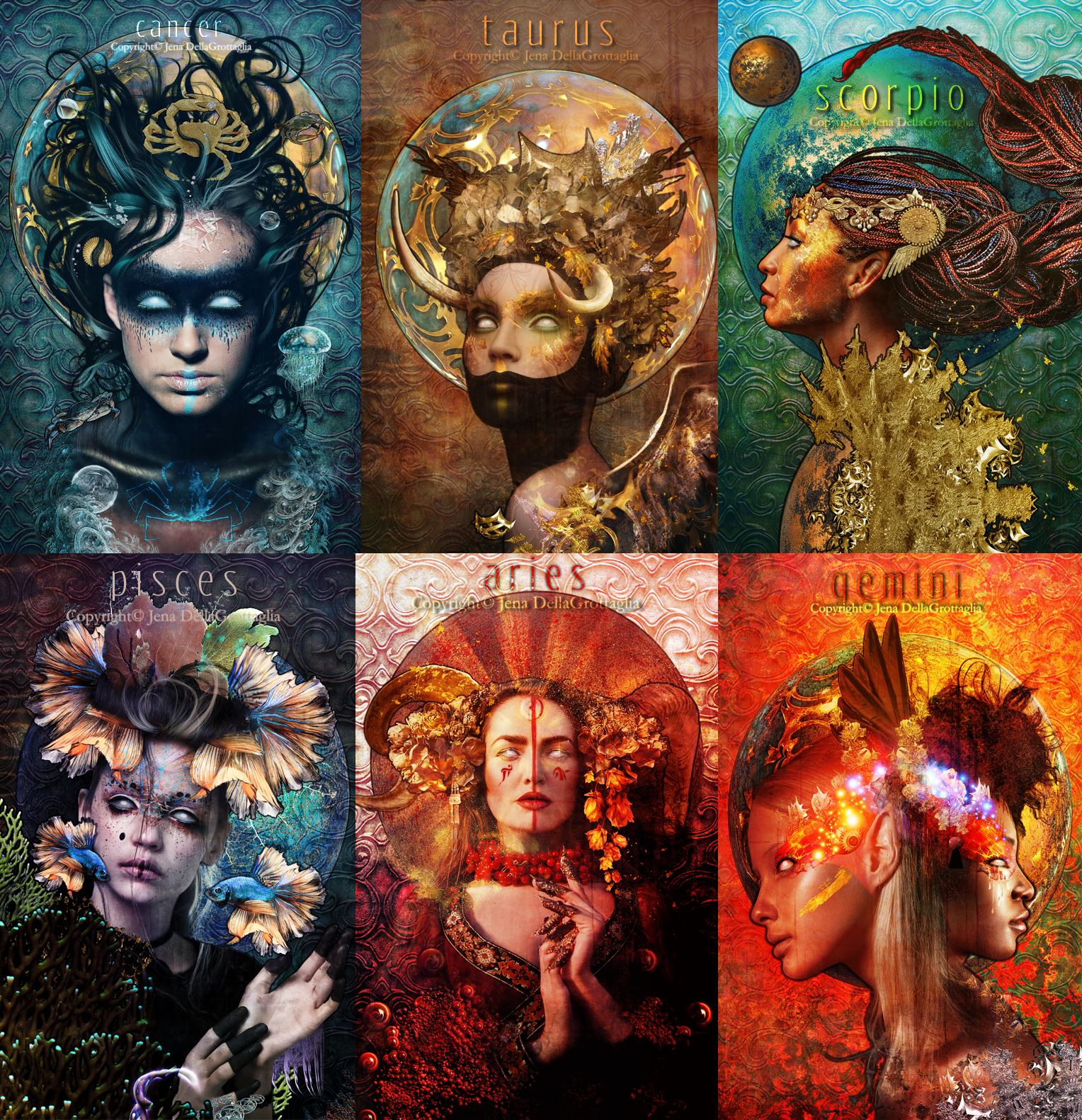 Orakulo kortos „Cosmic Zodiac Oracle"