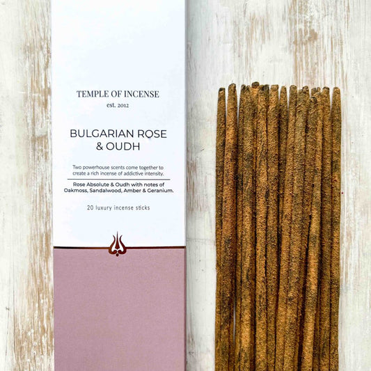 Prabangūs smilkalai "Bulgarian Rose & Oudh"