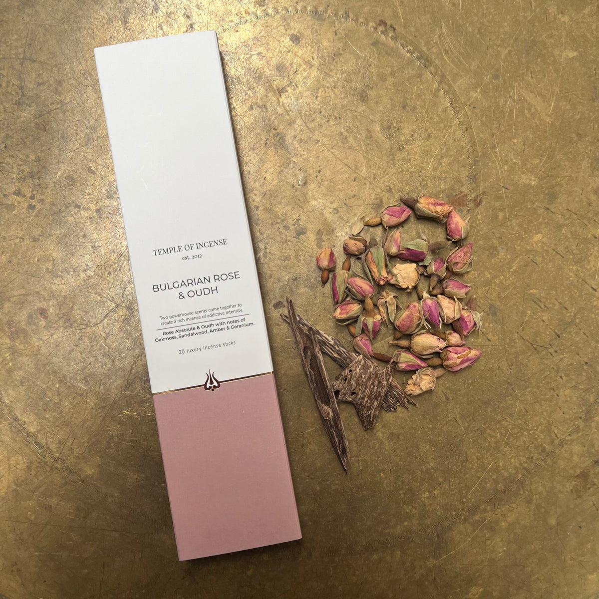 Prabangūs smilkalai "Bulgarian Rose & Oudh"