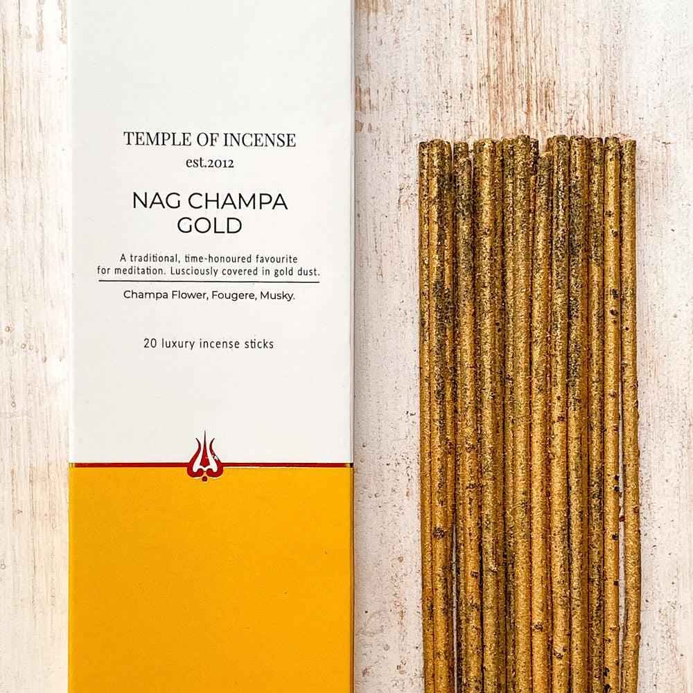 Prabangūs smilkalai "Nag Champa Gold"