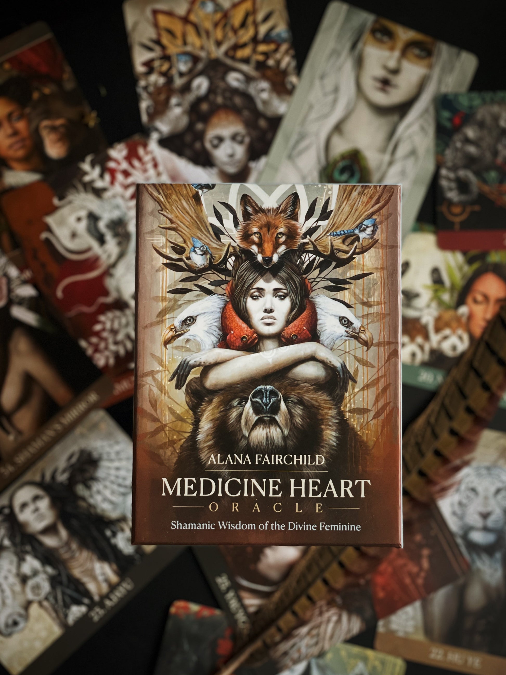 Šamaninės kortos „Medicine Heart Oracle"