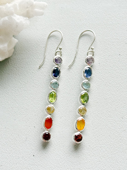 Sidabriniai auskarai “7 energijos”