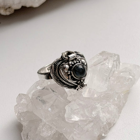 Sidabrinis Žiedas "Labradorito paslaptis"