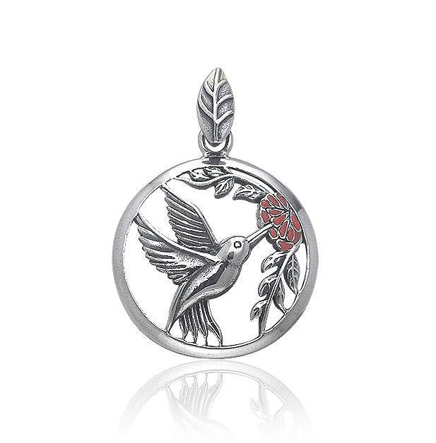 Sidabrinis pakabukas „Kolibris"