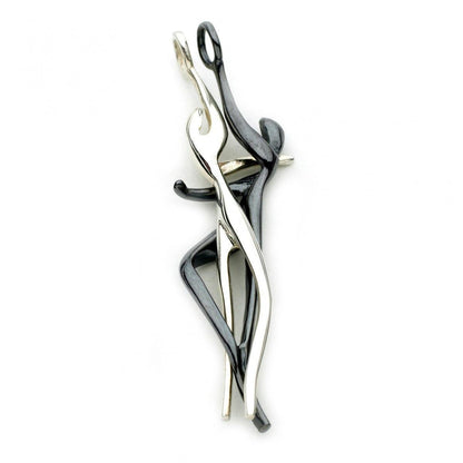 Sidabrinis pakabukas „Yin Yang - Mylimieji"