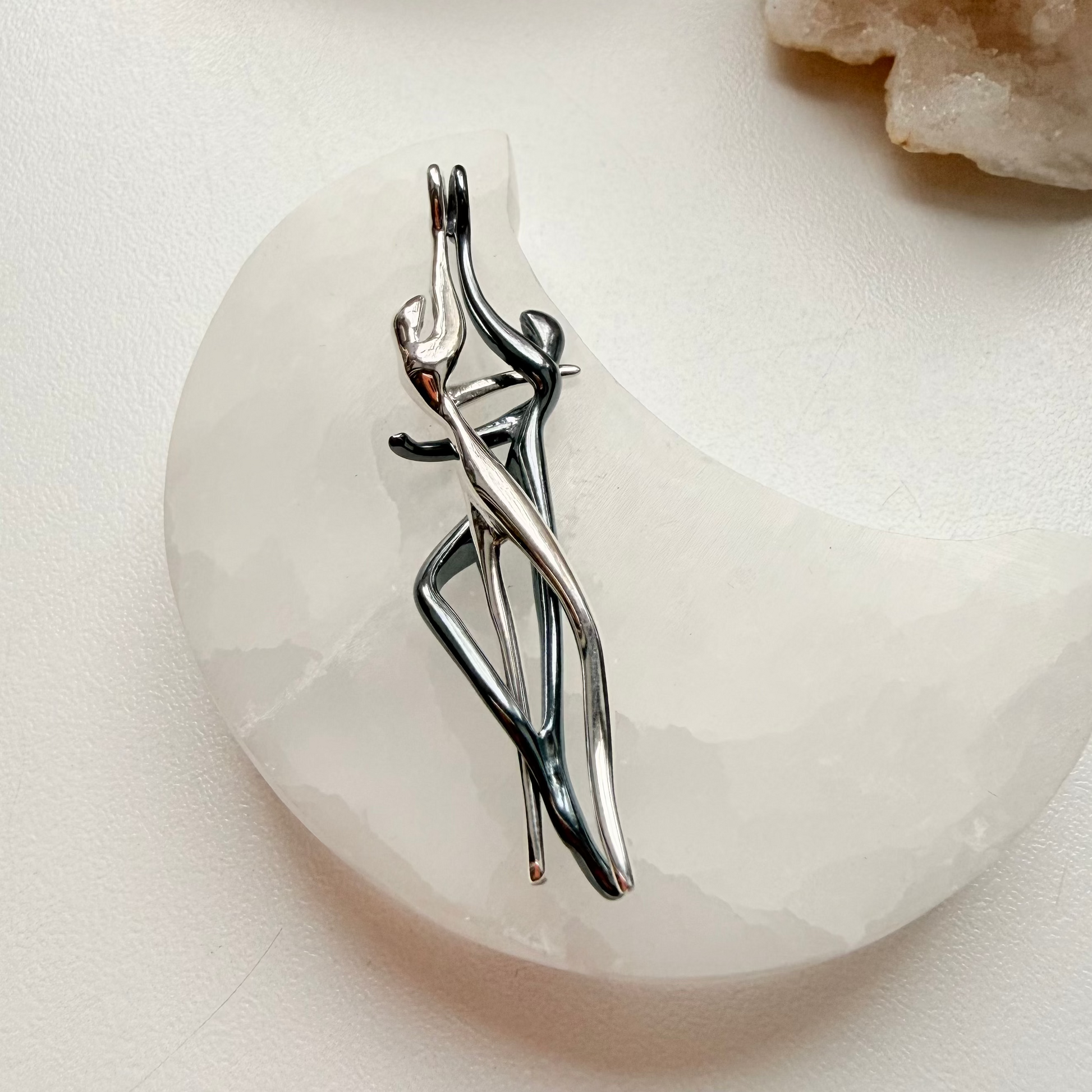 Sidabrinis pakabukas „Yin Yang - Mylimieji"