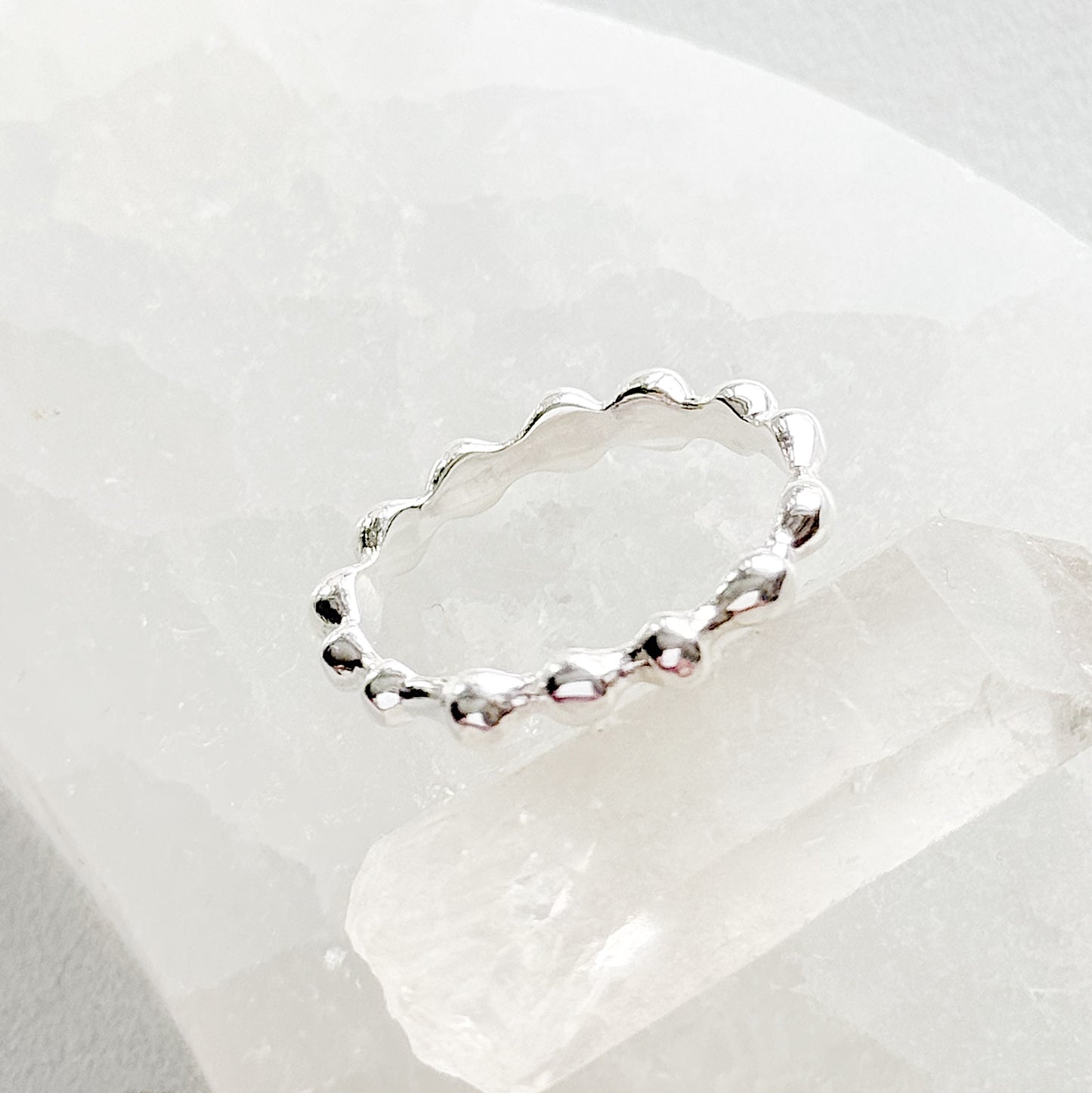 Sidabrinis žiedas “Burbuliukai”