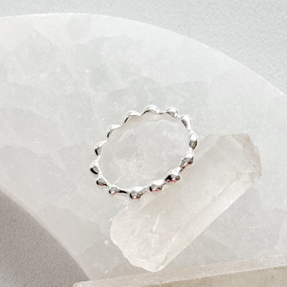 Sidabrinis žiedas “Burbuliukai”