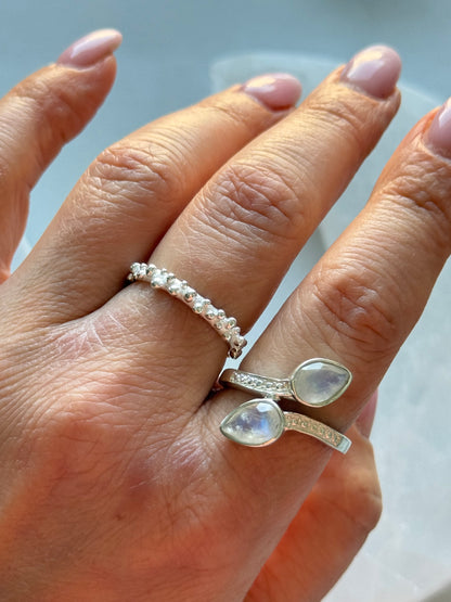 Sidabrinis žiedas “Burbuliukai II”