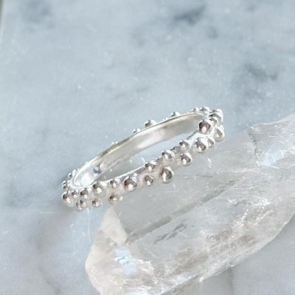 Sidabrinis žiedas “Burbuliukai II”