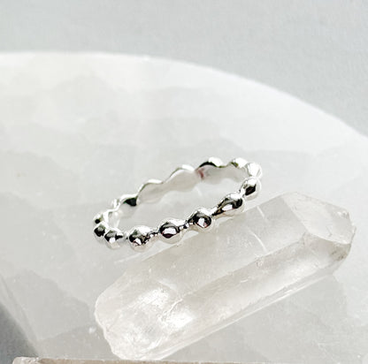 Sidabrinis žiedas “Burbuliukai”